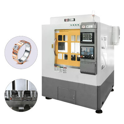 دستگاه 5 محوره G5-240 چهار ایستگاهی، دستگاه حکاکی و علامت گذاری CNC، جواهرسازی طلا CNC، دستگاه فرز 5 محوره CNC
